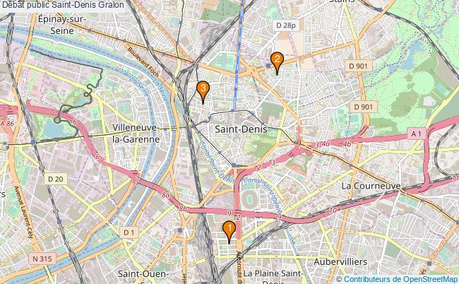 plan Débat public Saint-Denis Associations débat public Saint-Denis : 5 associations