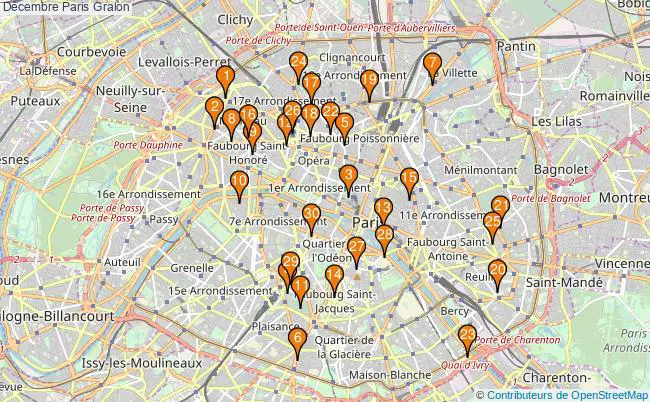 plan Décembre Paris Associations Décembre Paris : 52 associations
