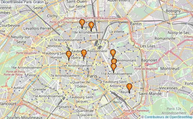 plan Décentralisée Paris Associations décentralisée Paris : 21 associations