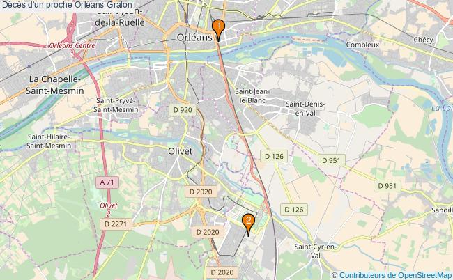 plan Décès d'un proche Orléans Associations décès d'un proche Orléans : 2 associations