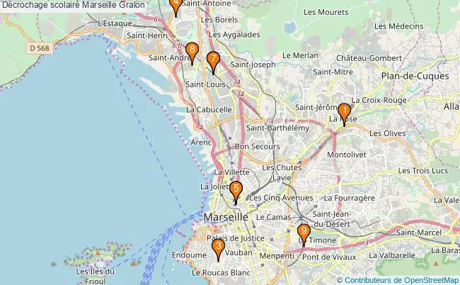 plan Décrochage scolaire Marseille Associations décrochage scolaire Marseille : 18 associations