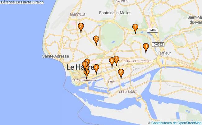 plan Défense Le Havre Associations Défense Le Havre : 12 associations