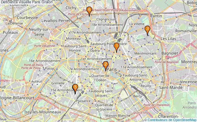 plan Déficience visuelle Paris Associations déficience visuelle Paris : 7 associations