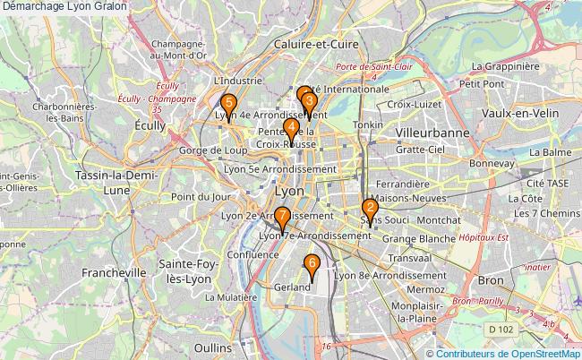 plan Démarchage Lyon Associations démarchage Lyon : 8 associations
