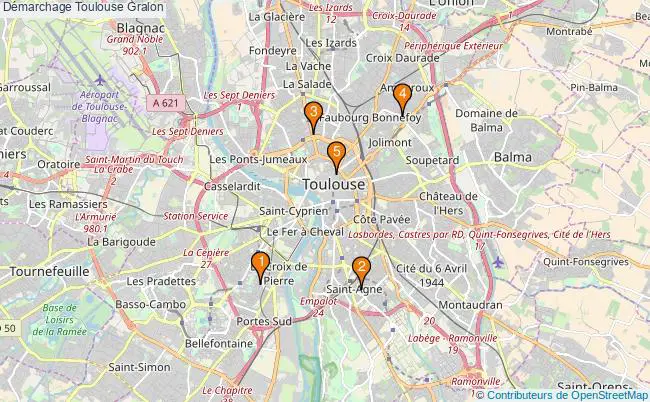 plan Démarchage Toulouse Associations démarchage Toulouse : 6 associations