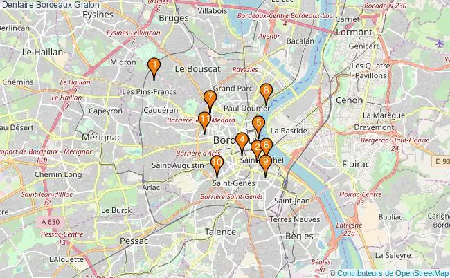 plan Dentaire Bordeaux Associations dentaire Bordeaux : 9 associations
