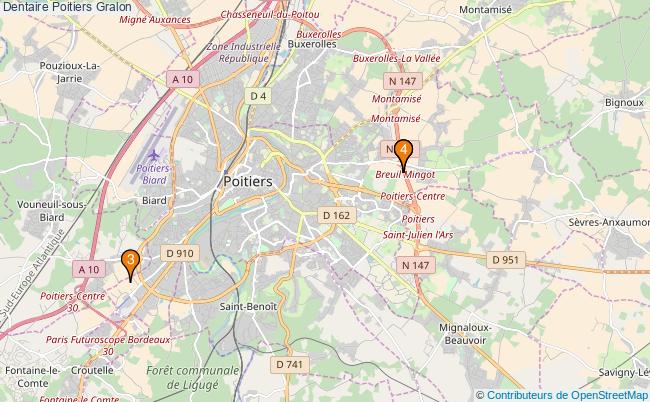 plan Dentaire Poitiers Associations dentaire Poitiers : 4 associations