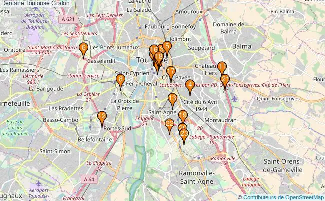 plan Dentaire Toulouse Associations dentaire Toulouse : 24 associations