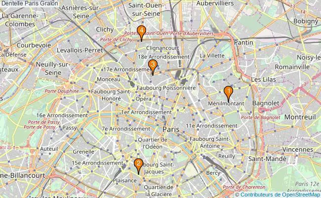 plan Dentelle Paris Associations dentelle Paris : 5 associations