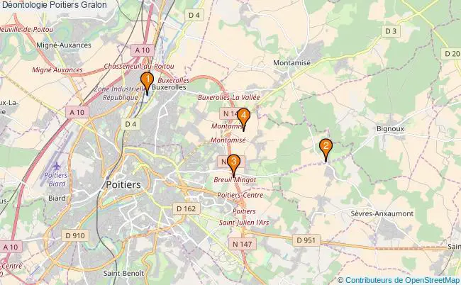plan Déontologie Poitiers Associations déontologie Poitiers : 4 associations