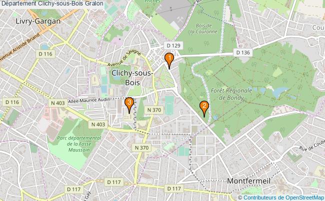 plan Département Clichy-sous-Bois Associations département Clichy-sous-Bois : 4 associations