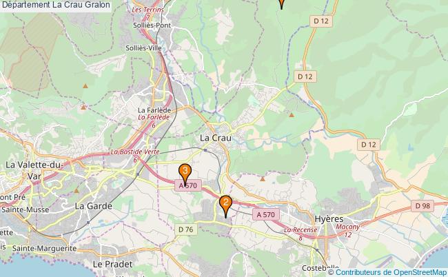 plan Département La Crau Associations département La Crau : 4 associations