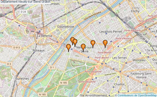 plan Département Neuilly-sur-Seine Associations département Neuilly-sur-Seine : 12 associations