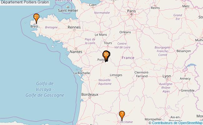 plan Département Poitiers Associations département Poitiers : 33 associations