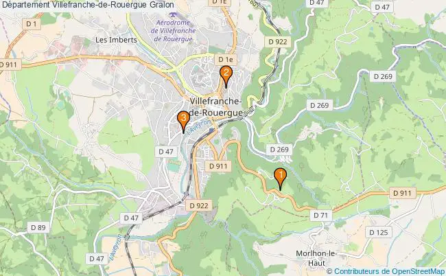 plan Département Villefranche-de-Rouergue Associations département Villefranche-de-Rouergue : 3 associations