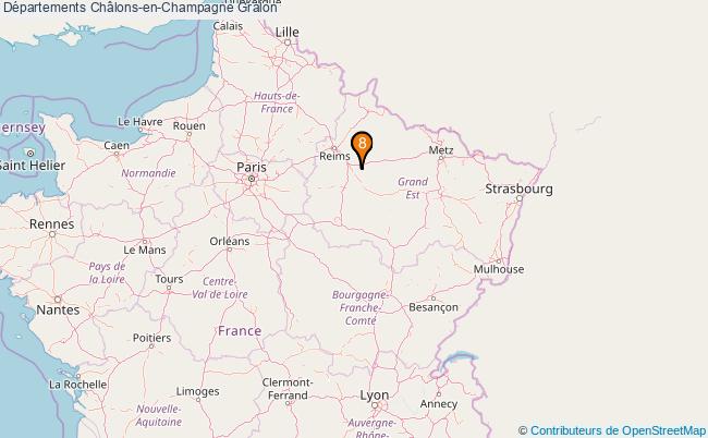 plan Départements Châlons-en-Champagne Associations départements Châlons-en-Champagne : 7 associations