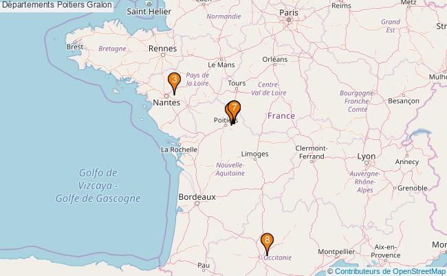 plan Départements Poitiers Associations départements Poitiers : 8 associations