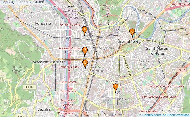 plan Dépistage Grenoble Associations dépistage Grenoble : 6 associations