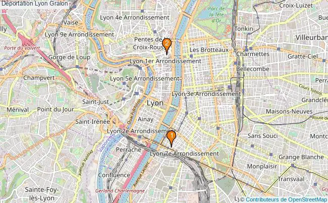 plan Déportation Lyon Associations déportation Lyon : 3 associations