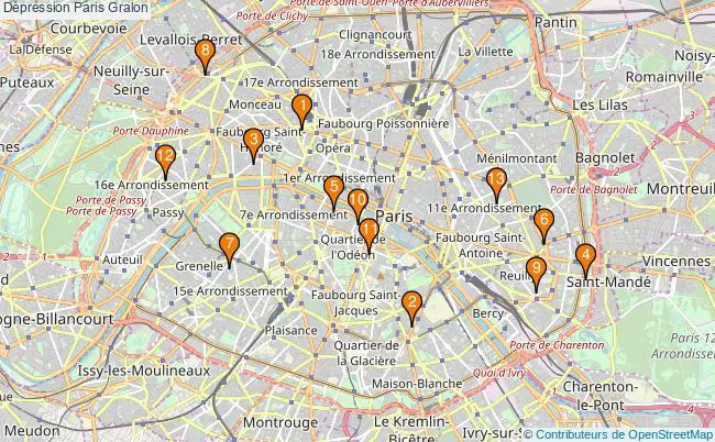 plan Dépression Paris Associations dépression Paris : 19 associations