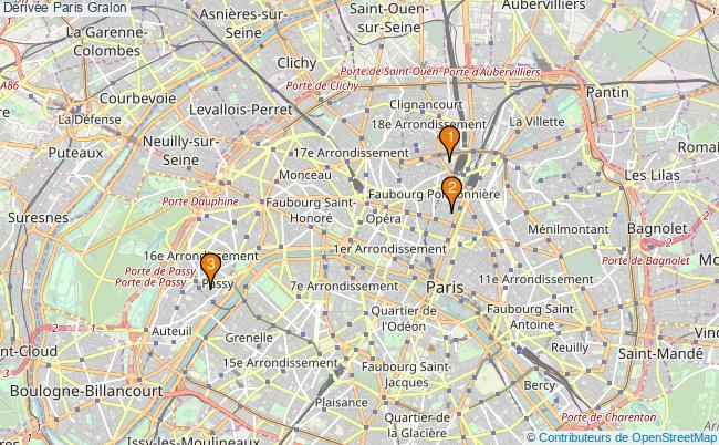 plan Dérivée Paris Associations dérivée Paris : 4 associations