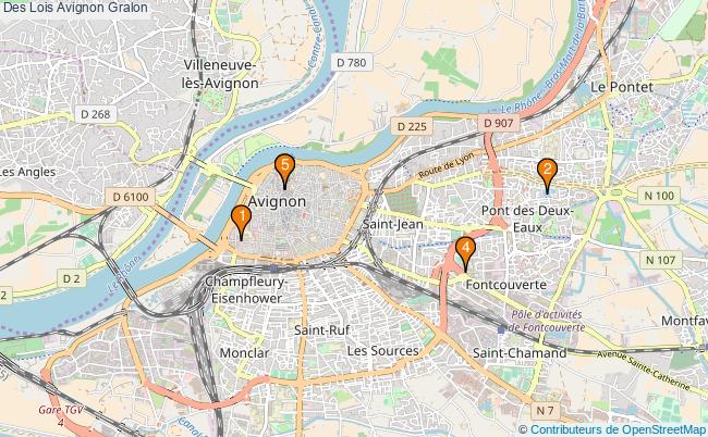 plan Des Lois Avignon Associations Des Lois Avignon : 5 associations