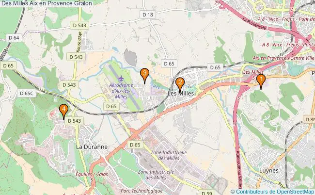 plan Des Milles Aix en Provence Associations Des Milles Aix en Provence : 5 associations
