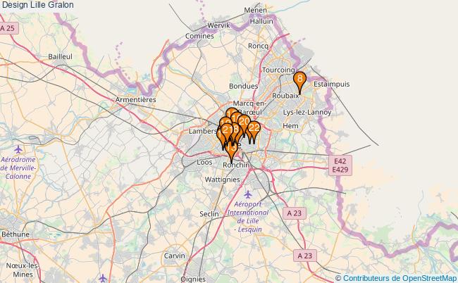 plan Design Lille Associations Design Lille : 23 associations