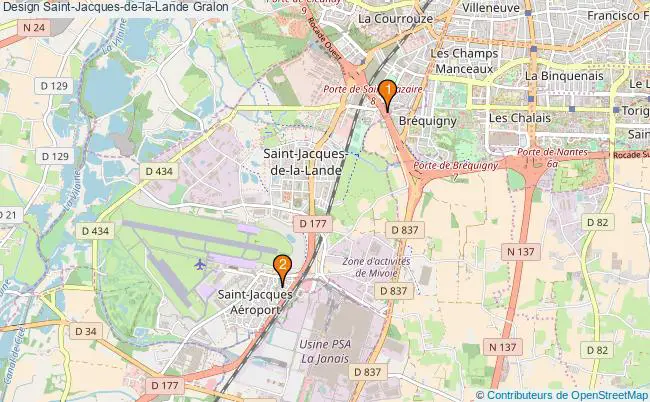 plan Design Saint-Jacques-de-la-Lande Associations Design Saint-Jacques-de-la-Lande : 4 associations