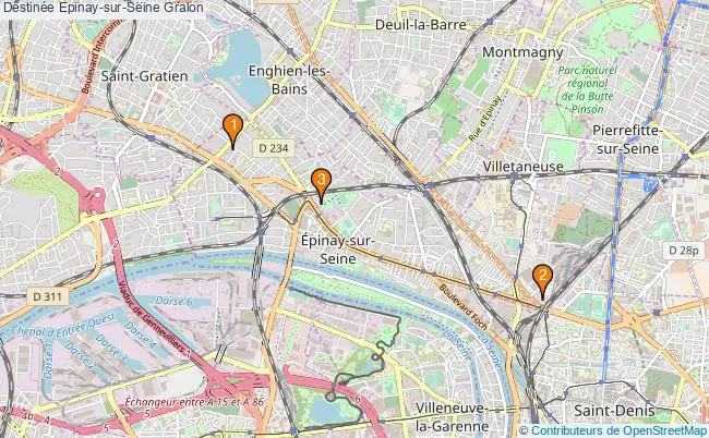 plan Destinée Epinay-sur-Seine Associations Destinée Epinay-sur-Seine : 4 associations