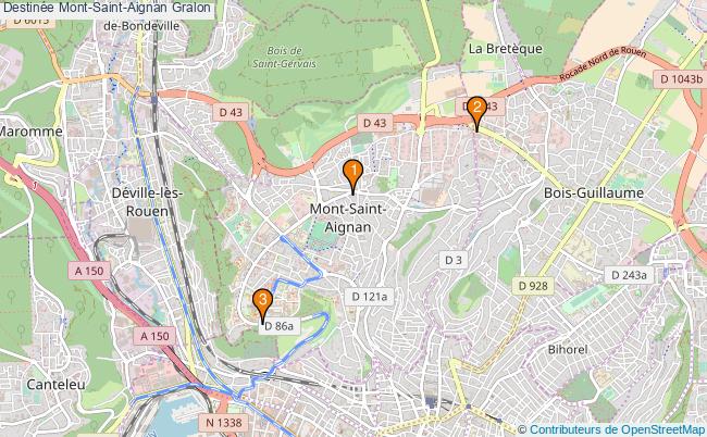plan Destinée Mont-Saint-Aignan Associations Destinée Mont-Saint-Aignan : 3 associations