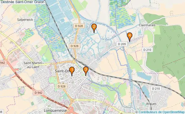 plan Destinée Saint-Omer Associations Destinée Saint-Omer : 4 associations