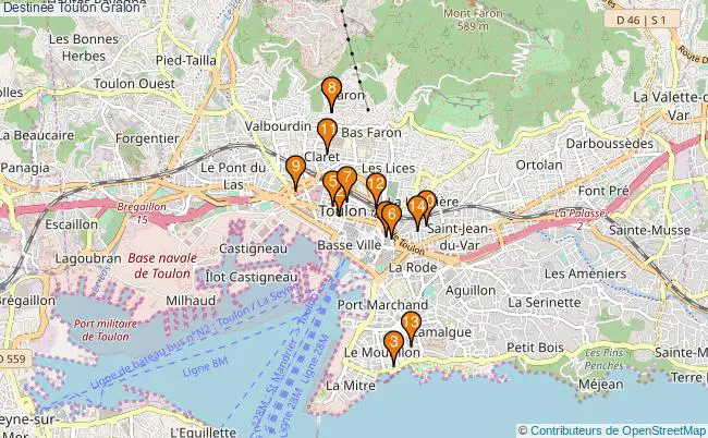 plan Destinée Toulon Associations Destinée Toulon : 14 associations
