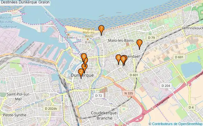 plan Destinées Dunkerque Associations destinées Dunkerque : 8 associations