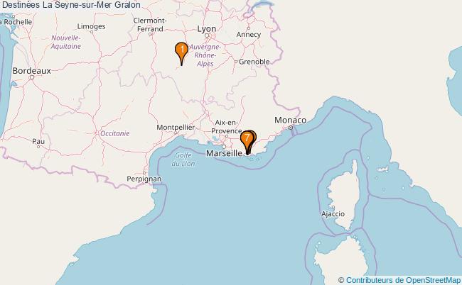 plan Destinées La Seyne-sur-Mer Associations destinées La Seyne-sur-Mer : 10 associations