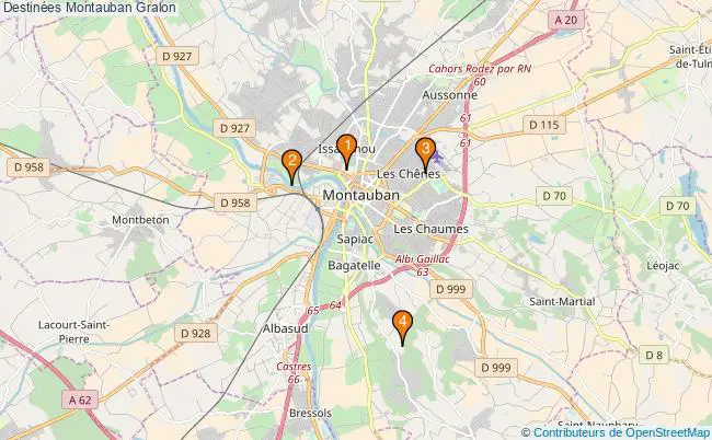plan Destinées Montauban Associations destinées Montauban : 5 associations