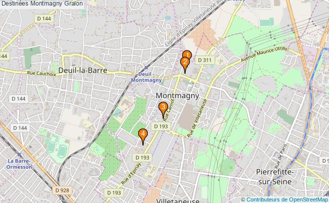 plan Destinées Montmagny Associations destinées Montmagny : 6 associations