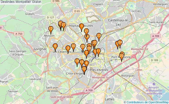 plan Destinées Montpellier Associations destinées Montpellier : 60 associations