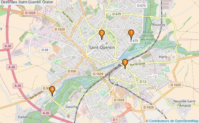 plan Destinées Saint-Quentin Associations destinées Saint-Quentin : 4 associations