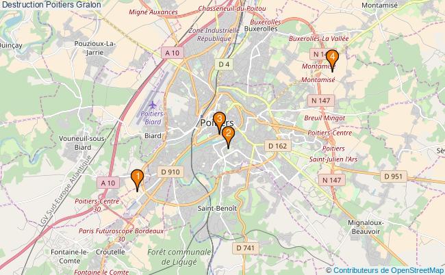 plan Destruction Poitiers Associations Destruction Poitiers : 4 associations