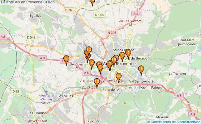 plan Détente Aix en Provence Associations Détente Aix en Provence : 21 associations