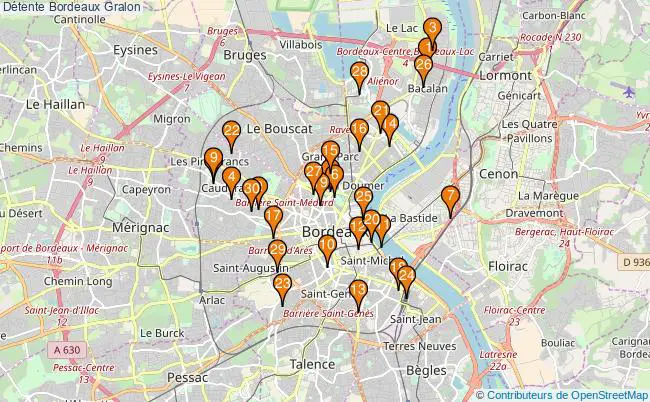 plan Détente Bordeaux Associations Détente Bordeaux : 49 associations