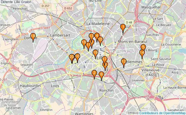 plan Détente Lille Associations Détente Lille : 26 associations