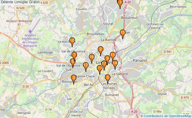 plan Détente Limoges Associations Détente Limoges : 20 associations