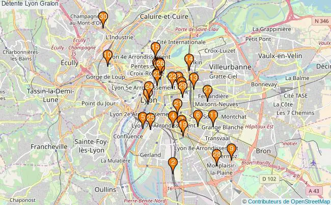 plan Détente Lyon Associations Détente Lyon : 80 associations