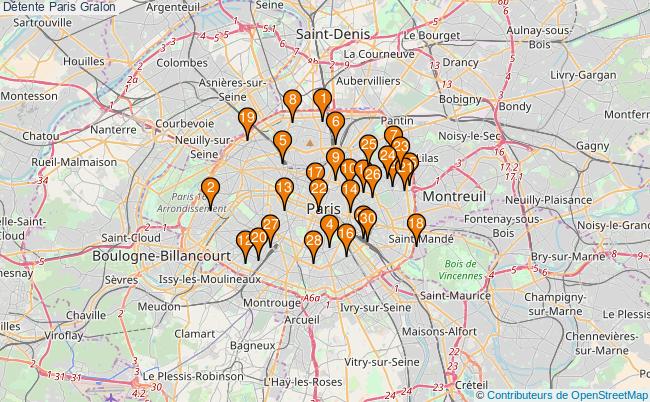 plan Détente Paris Associations Détente Paris : 115 associations