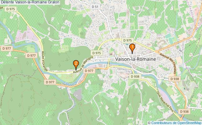 plan Détente Vaison-la-Romaine Associations Détente Vaison-la-Romaine : 3 associations