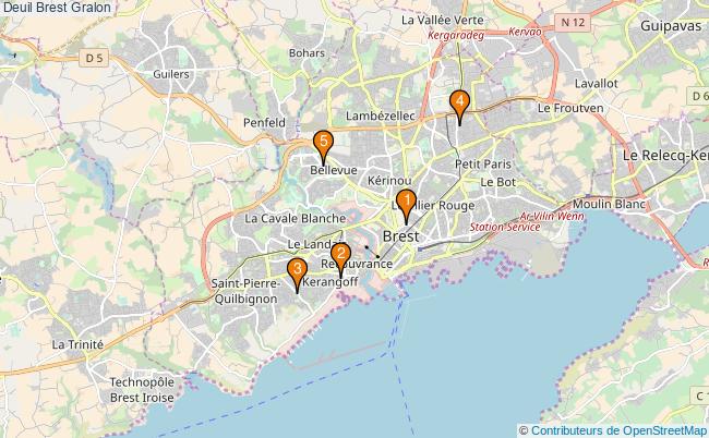 plan Deuil Brest Associations deuil Brest : 5 associations