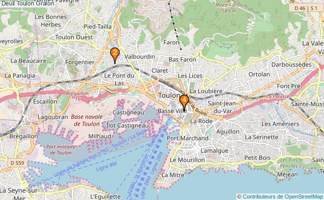 plan Deuil Toulon Associations deuil Toulon : 3 associations