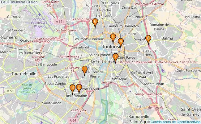 plan Deuil Toulouse Associations deuil Toulouse : 9 associations